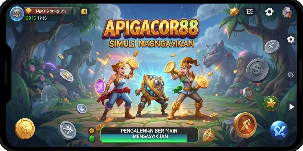 Tampilan gameplay APIGACOR88 yang menarik dan interaktif.