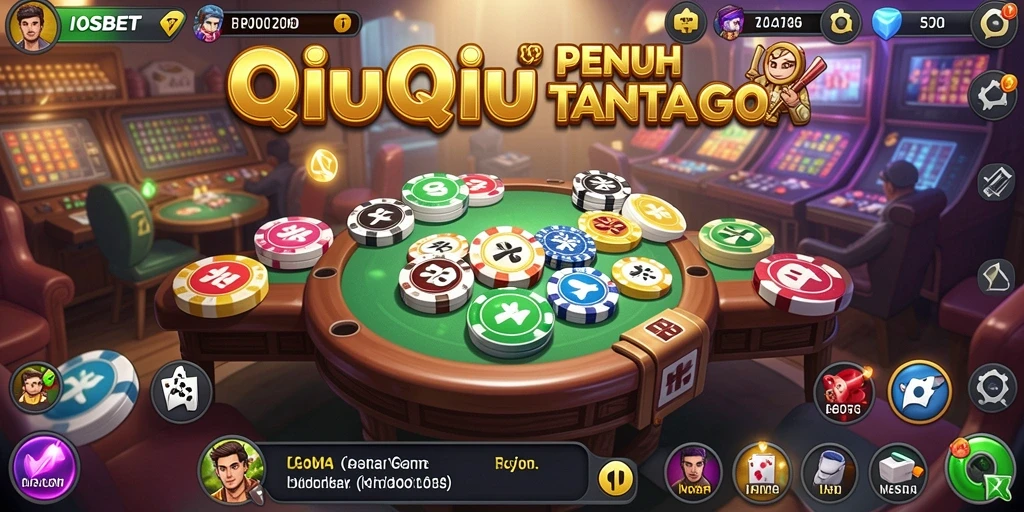Tampilan gameplay QiuQiu yang seru dan interaktif.