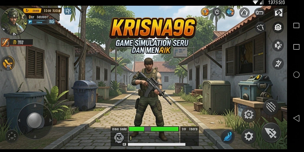 Screenshot gameplay KRISNA96 menampilkan aksi seru dalam permainan.