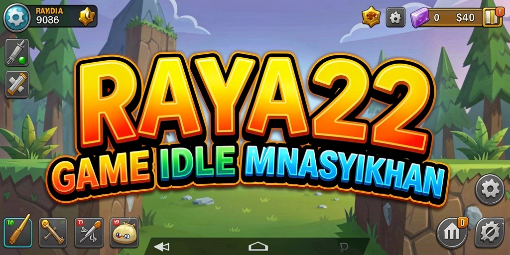 Screenshot RAYA22 menunjukkan gameplay Idle yang menyenangkan.