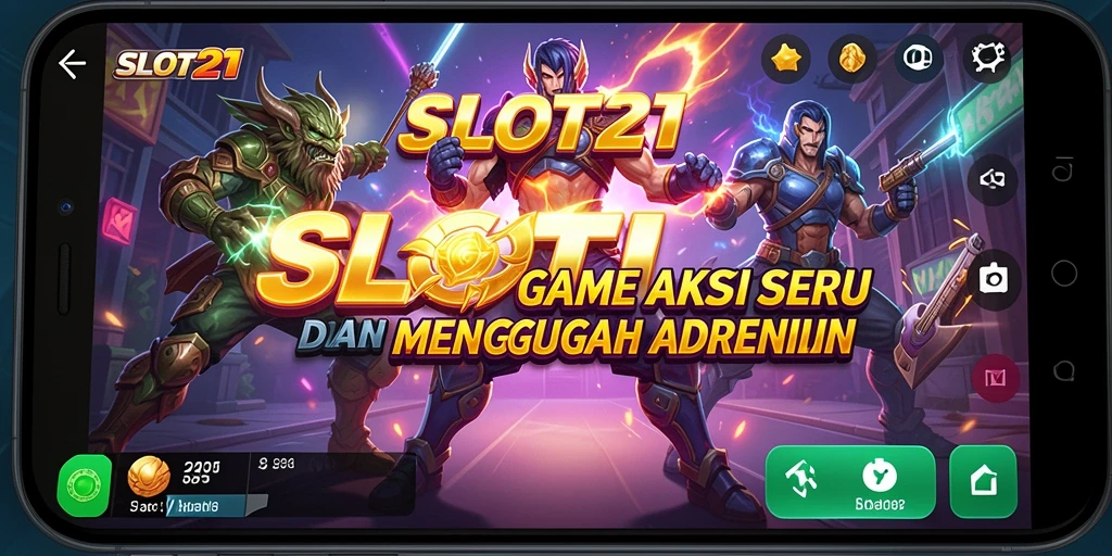 Tampilan gameplay seru dari SLOT21 yang penuh aksi.