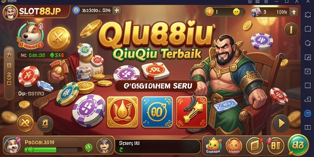 Screenshot utama SLOT88JP menampilkan gameplay seru QiuQiu.