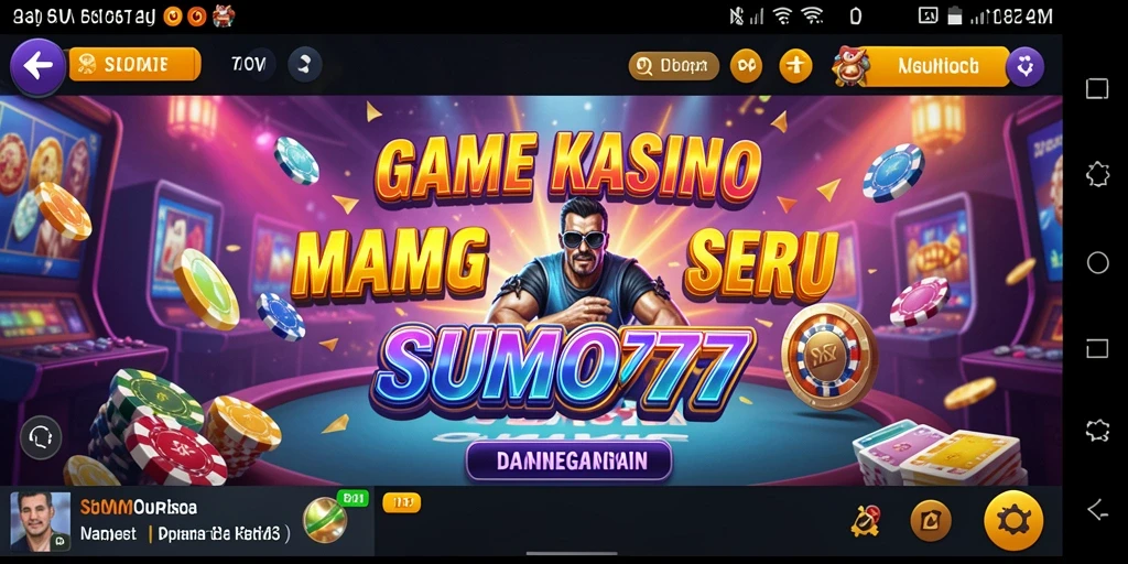 Screenshot gameplay <strong>SUMO777</strong> menampilkan suasana kasino yang dinamis dan interaktif.
